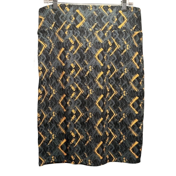 LulaRoe Cassie Pencil Skirt Stretchy High Wide Waist Band Large 14-16 Teal Blue - Picture 1 of 11